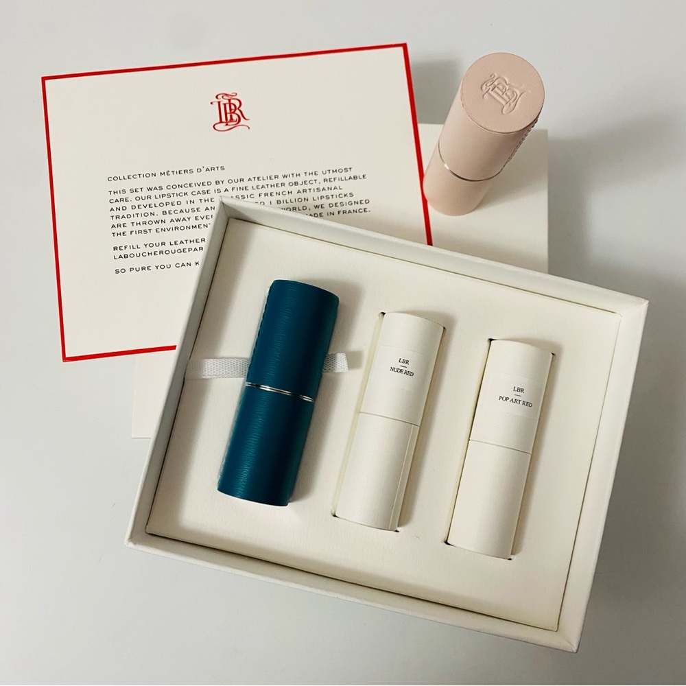 La Bouche Rouge Luxury Lipstick Set with Bonus Refillable Case